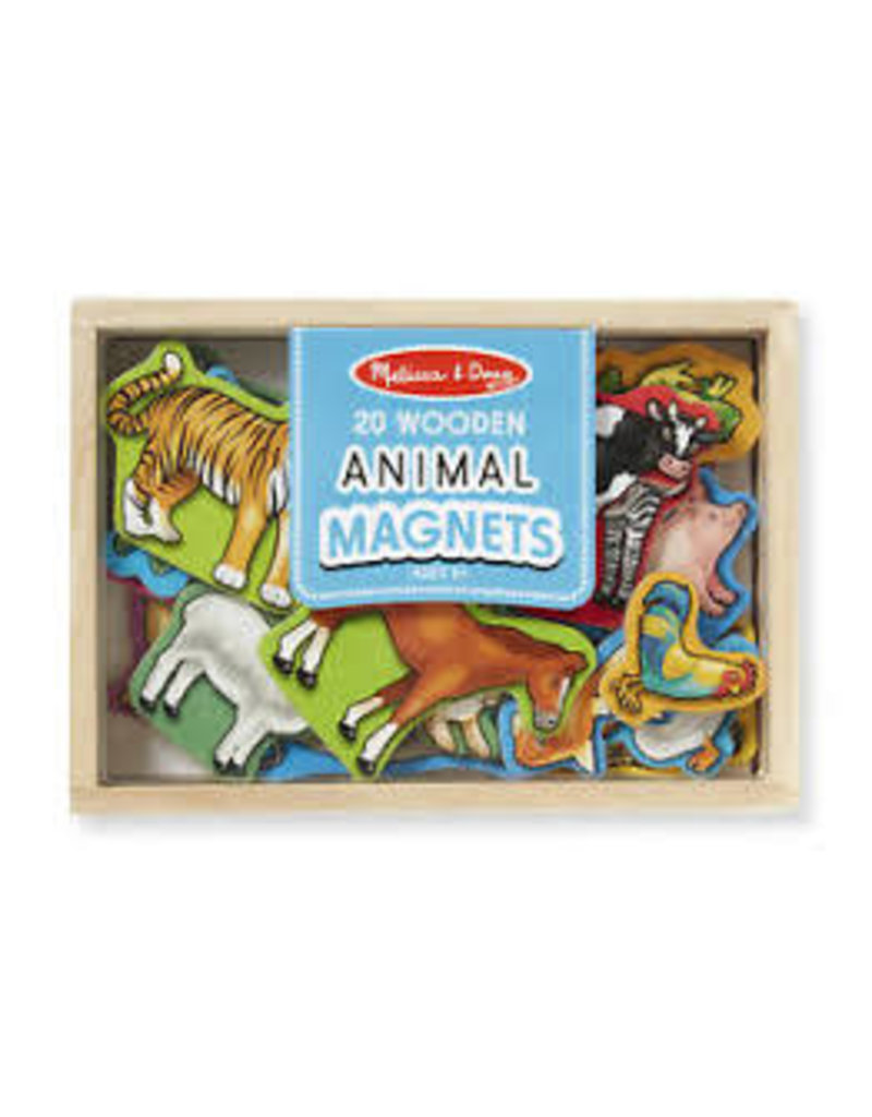 WOODEN ANIMAL MAGNETS 2+ - BrainyZoo Toys WOODEN ANIMAL MAGNETS 2+ - BrainyZoo Toys
