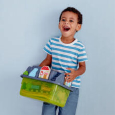HAPE INTERNATIONAL Railway Bucket-Builder-Set DS *In Store Pickup Only*