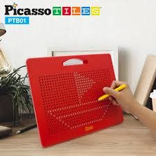 Red Magnetic Drawing Board
