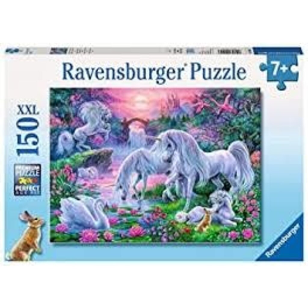 RAVENSBURGER Unicorns in the Sunset Glow 150pc