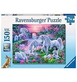 RAVENSBURGER Unicorns in the Sunset Glow 150pc