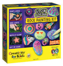 CREATIVITY FOR KIDS Glow in the Dark  ROCK PAINTING