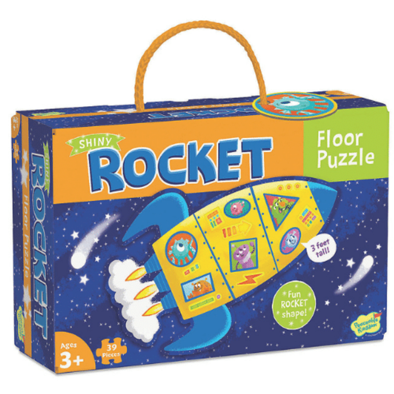 MINDWARE 39pc Rocket Shaped Floor Puzzle