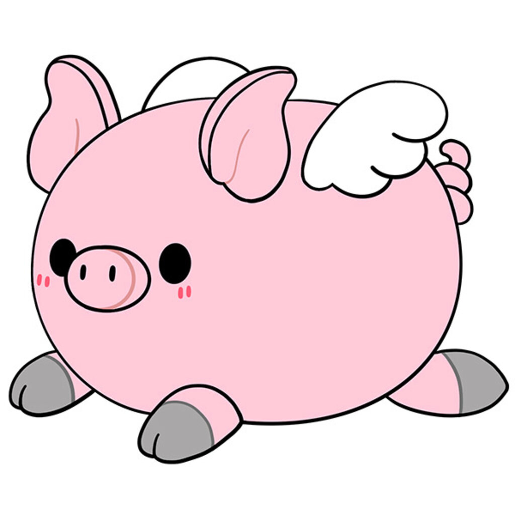 SQUISHABLE Mini Flying Piglet