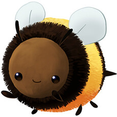 SQUISHABLE Mini Fuzzy BumbleBee