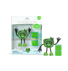 GLO PALS Pippa/Green Character with Two Cubes