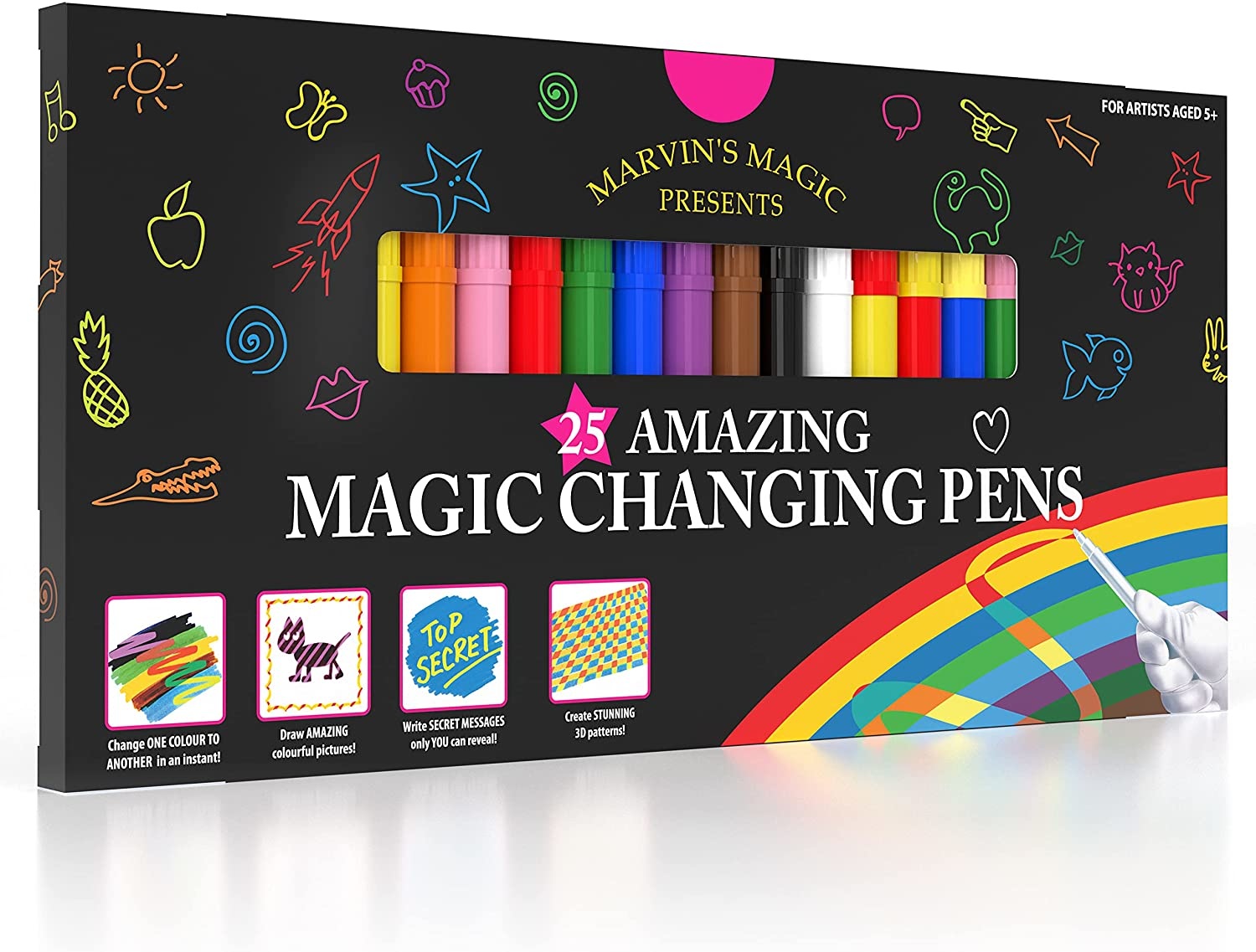 Magic Ink Color Change Pens Set of 20 - As Seen on TV