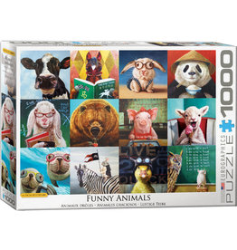 EUROGRAPHICS 1000pc Funny Animals by L. Heffernan