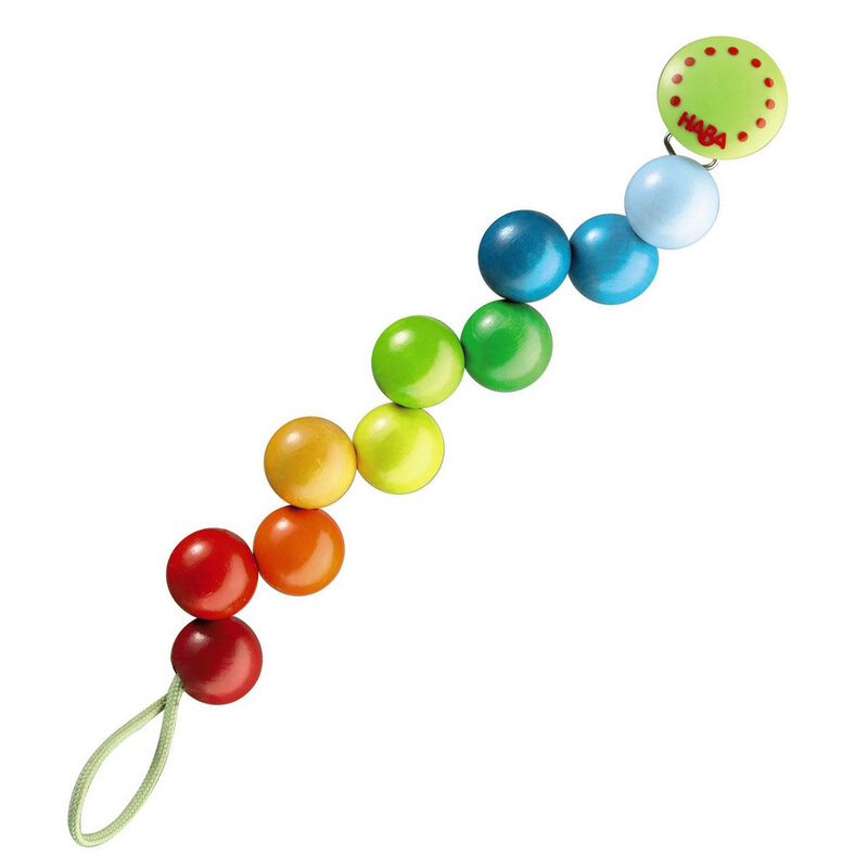 HABA *Rainbow Pearls Pacifier Chain