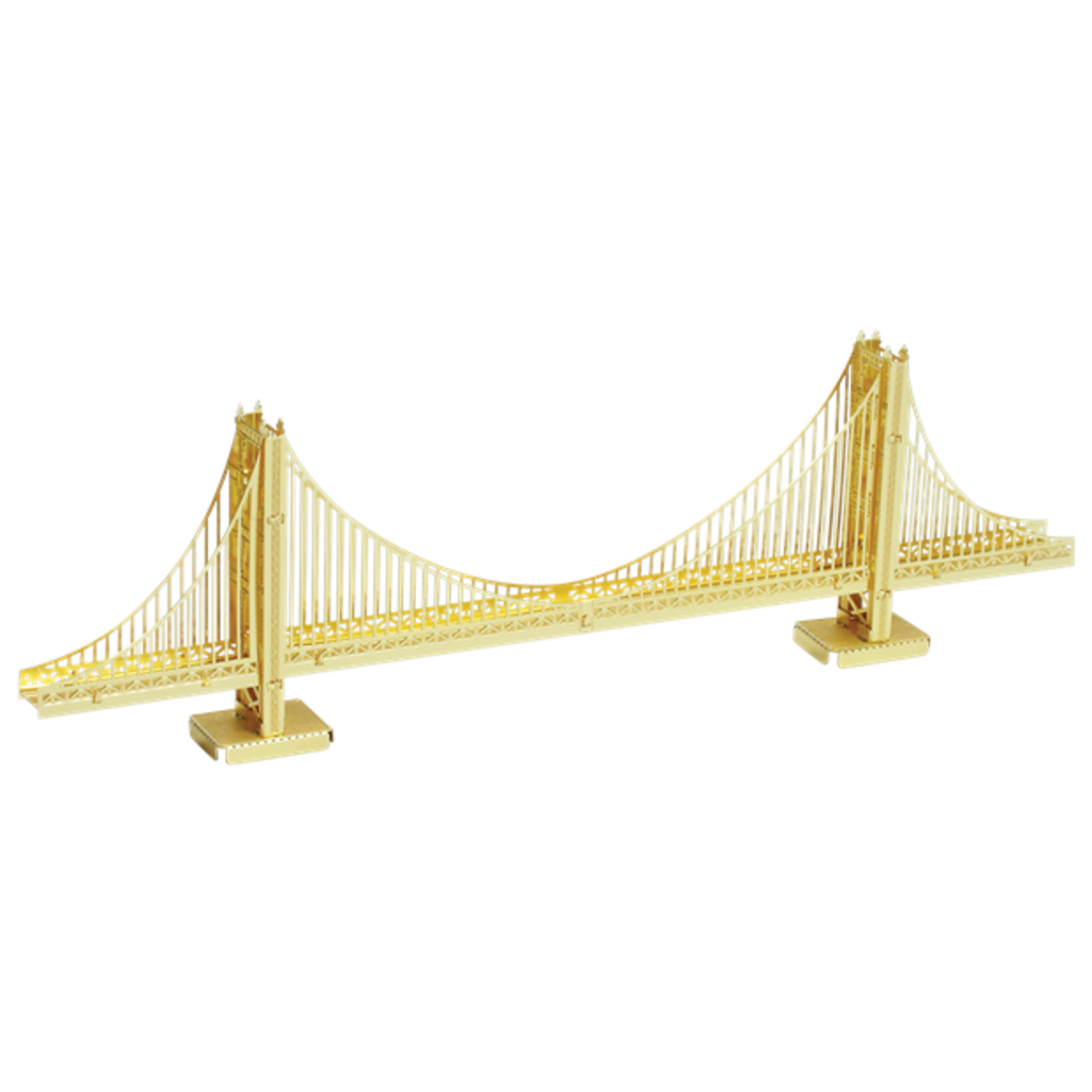 FASCINATIONS Metal Earth - Golden Gate Bridge - Gold