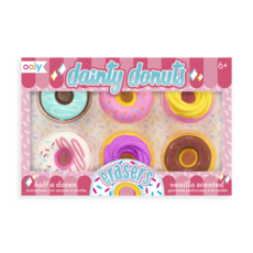 OOLY Dainty Donuts Scented Eraser - Set of 6