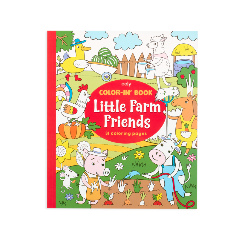 OOLY Coloring Book - Little Farm Animals