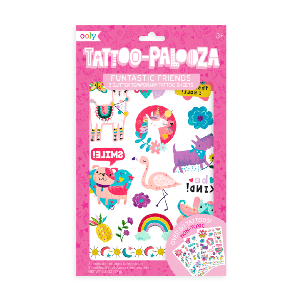 OOLY Temporary Tattoos - Funtastic Friends