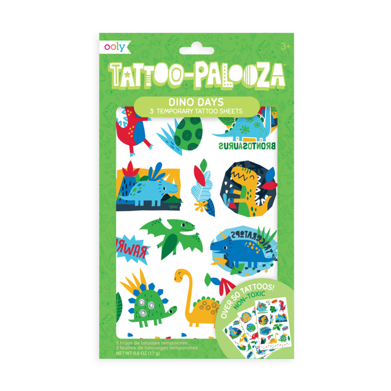 OOLY Temporary Tattoos - Dino Days