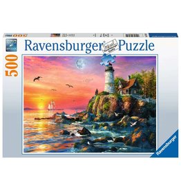 RAVENSBURGER Lighthouse At Sunset 500pc Adult