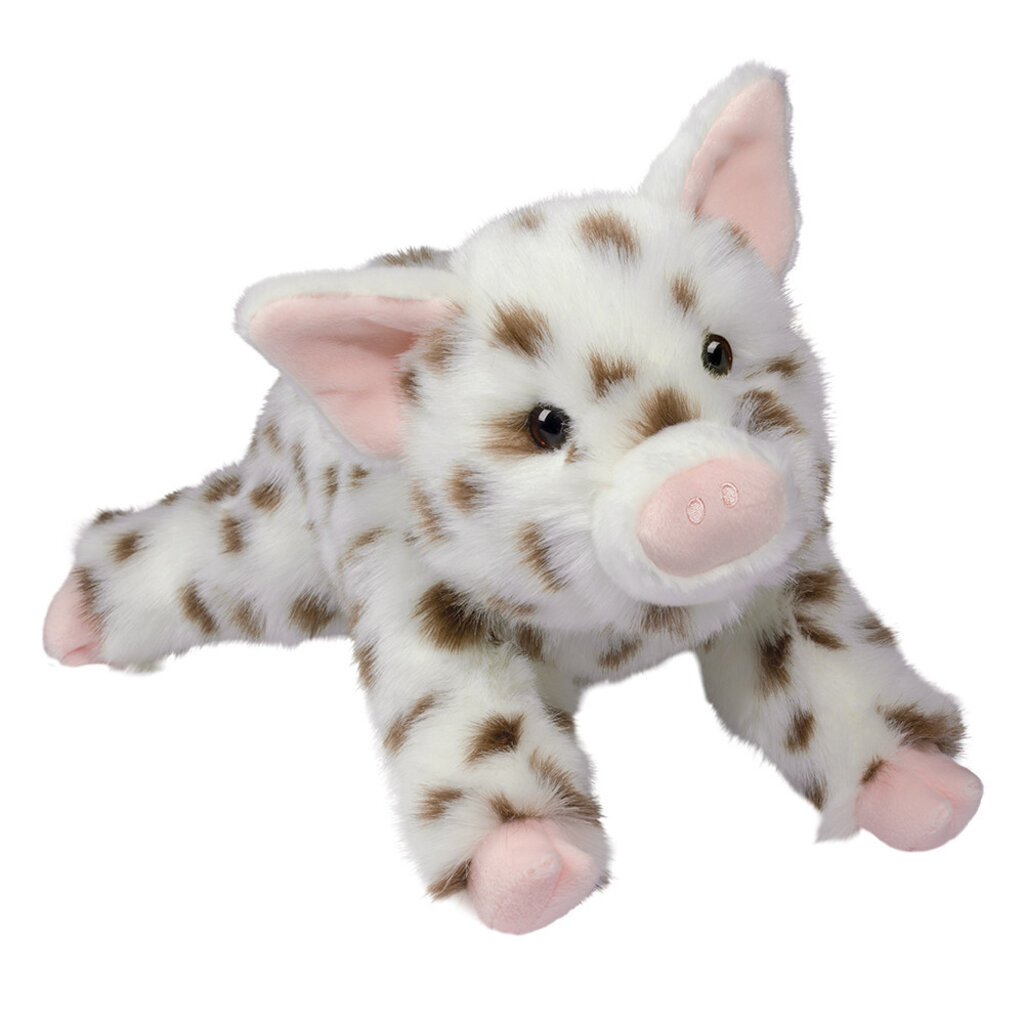 DOUGLAS CUDDLE TOYS Levi Brown Spotted Pig