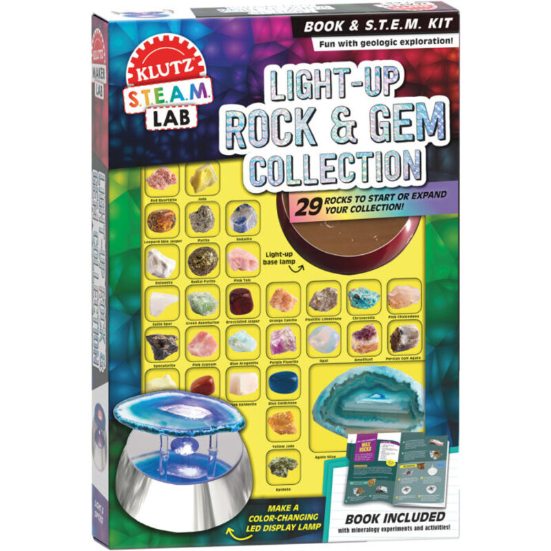 KLUTZ Light-Up Rock & Gem Collection