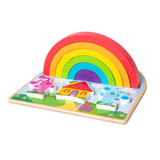 MELISSA & DOUG Blues Clues & You Wooden Rainbow