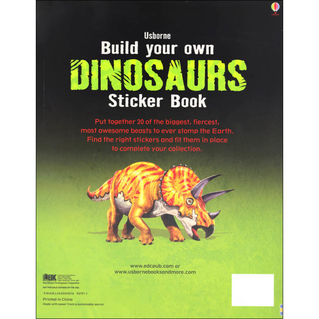 HARPER COLLINS Build your own Dinosaurs Sticker Book
