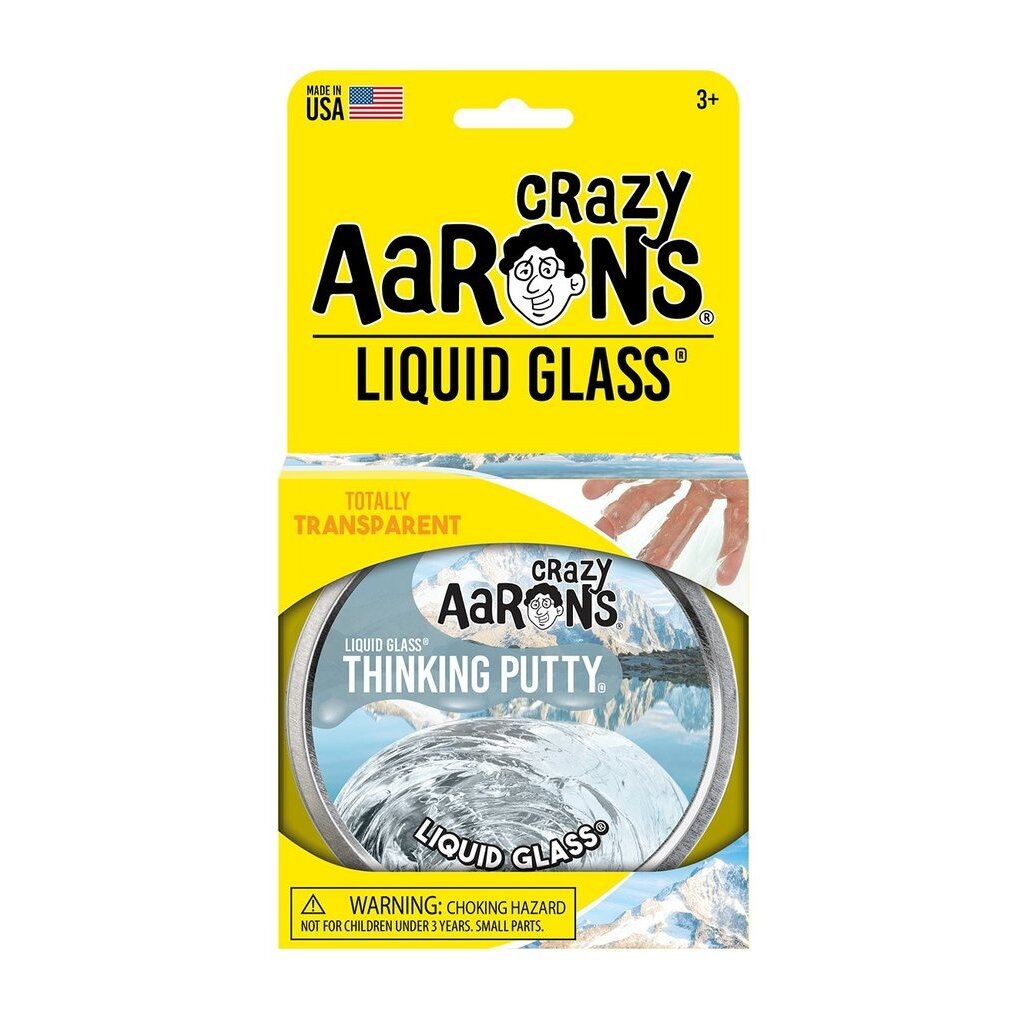 CRAZY AARON Liquid Glass Thinking Putty 4" Tin