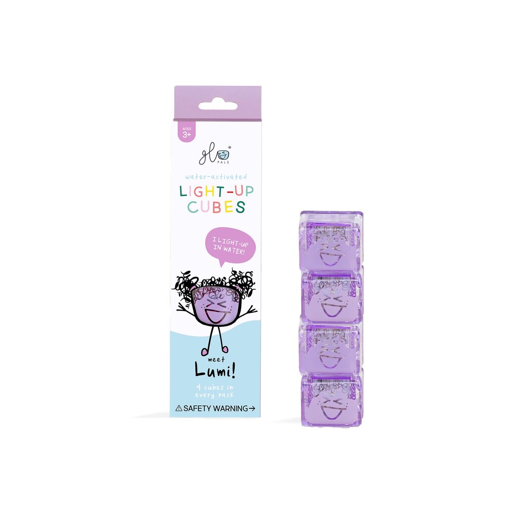 GLO PALS Glo Pals Lumi/Purple Light Up Cubes