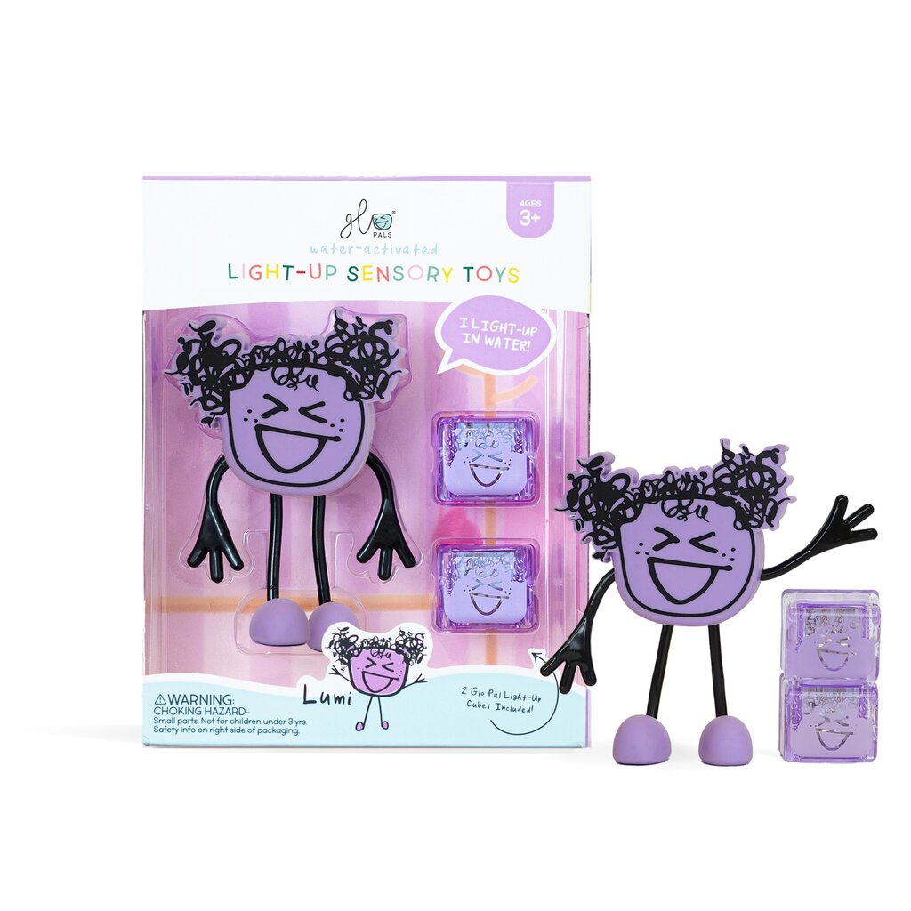 GLO PALS Glo Pals Lumi/Purple Character with Two Cubes