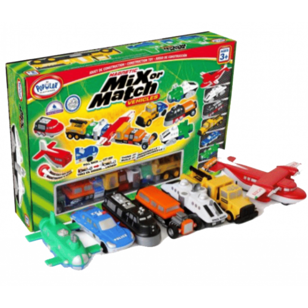 POPULAR PLAYTHINGS Mix or Match Vehicles Super Set