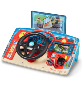 MELISSA & DOUG Wooden Interactive DashBoard