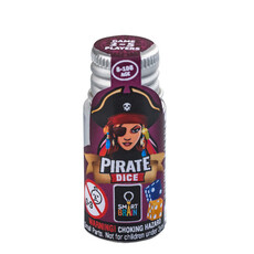HEEBIE JEEBIES Pirate Dice in a Bottle