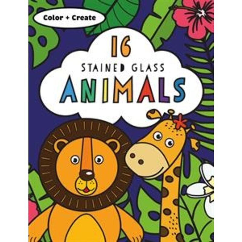 EDC Stained Glass Coloring Animals