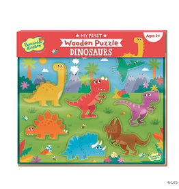MINDWARE My First Wooden Dinosaur Puzzle discontinued