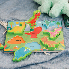MINDWARE My First Wooden Dinosaur Puzzle discontinued