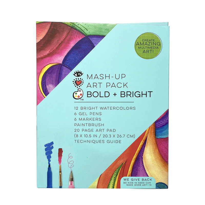 BRIGHT STRIPES Mash-Up Art Pack Bold + Bright