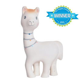 TIKIRI Lilith the Llama - All Rubber Rattle Toy