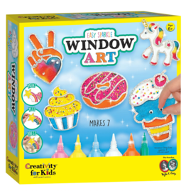CREATIVITY FOR KIDS Rainbow Easy Sparkle Window Art