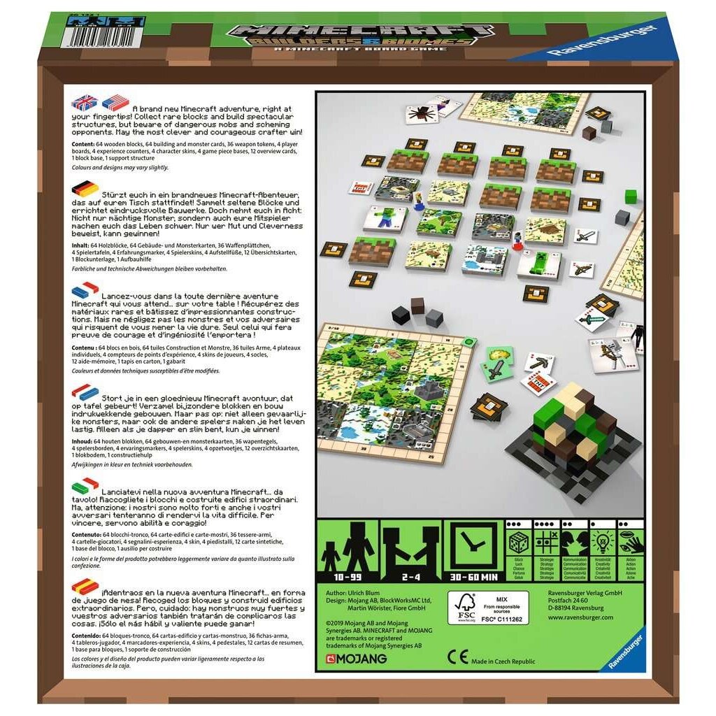 RAVENSBURGER Minecraft Builders & Biomes Game