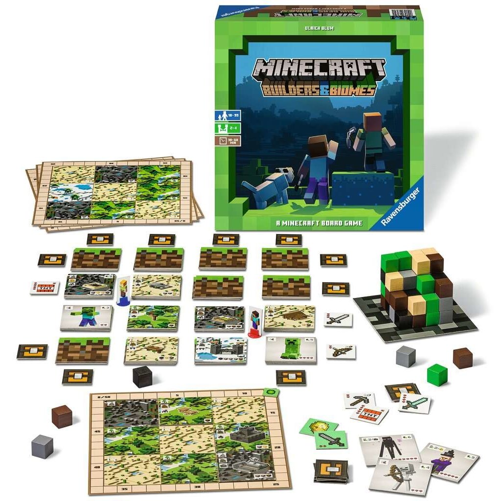 RAVENSBURGER Minecraft Builders & Biomes Game