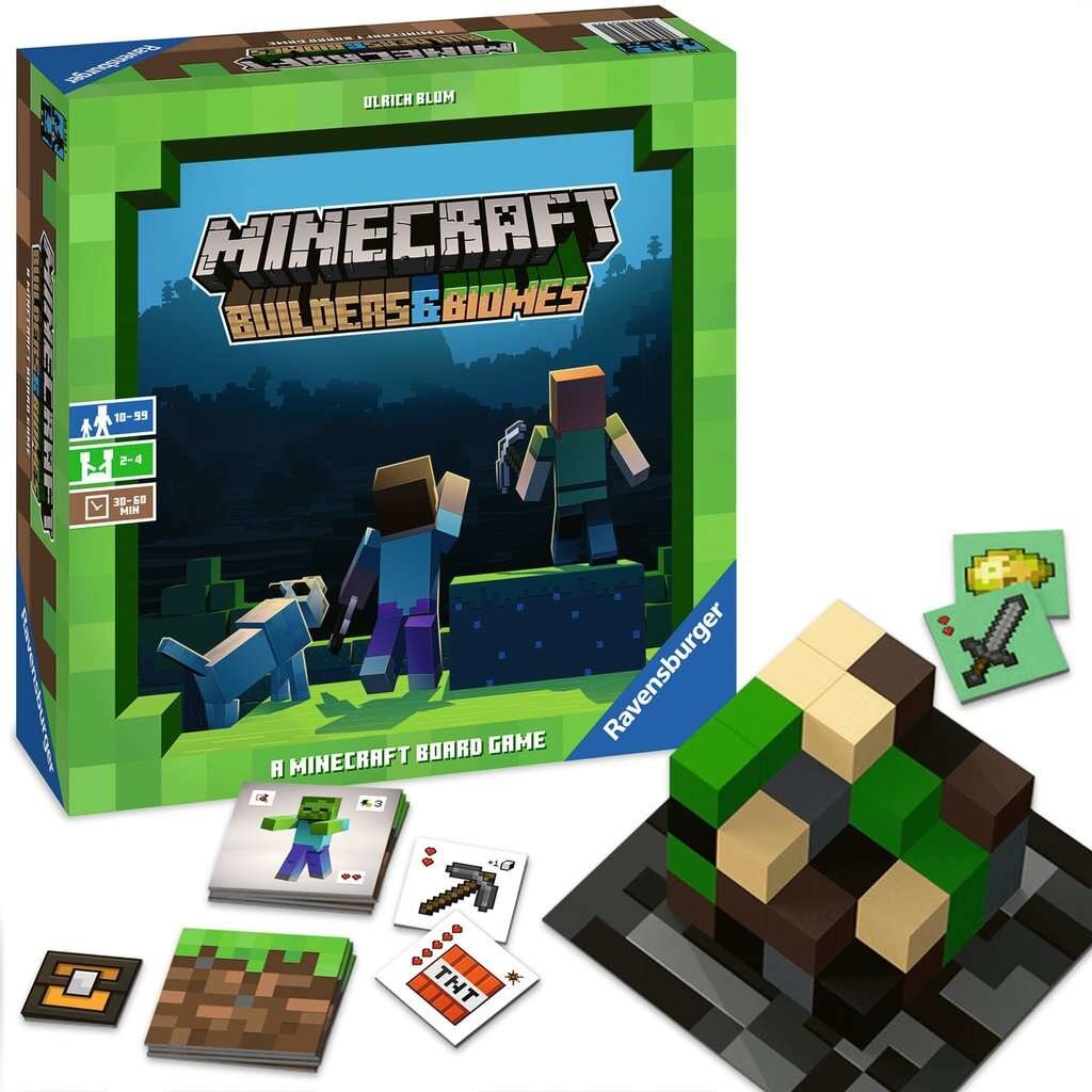 RAVENSBURGER Minecraft Builders & Biomes Game