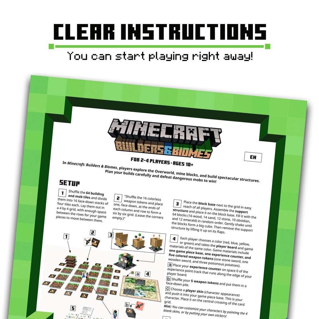 RAVENSBURGER Minecraft Builders & Biomes Game