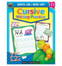 Teacher Created Resources Cursive Writing Practice Gr. 2-3 Wipe Off