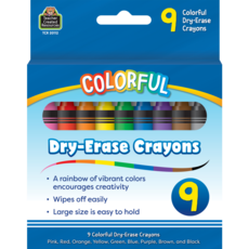 Teacher Created Resources Colorful Dry-Erase Crayons