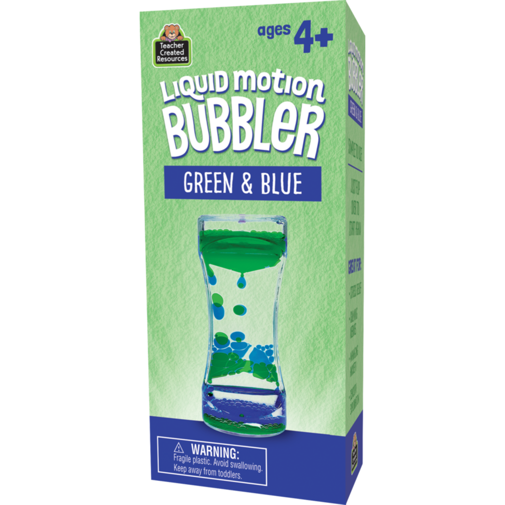 Teacher Created Resources Liquid Motion Bubbler Green & Blue