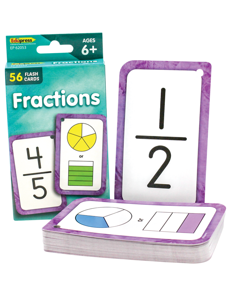 Fractions Flash Cards - BrainyZoo Toys