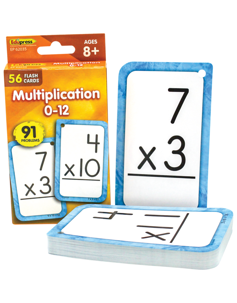 Multiplication 0-12 Flash Cards - BrainyZoo Toys