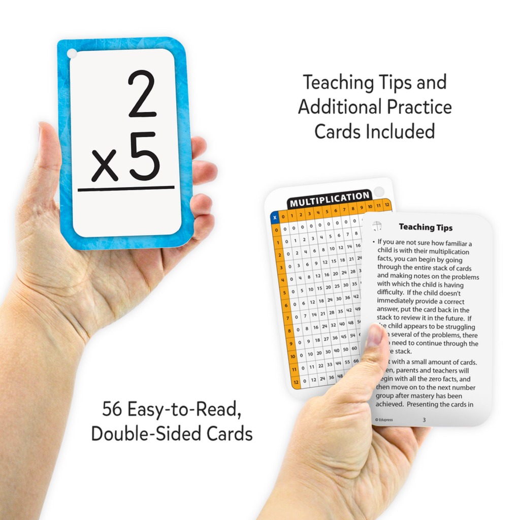 Teacher Created Resources Flash Cards Multiplication 0-12