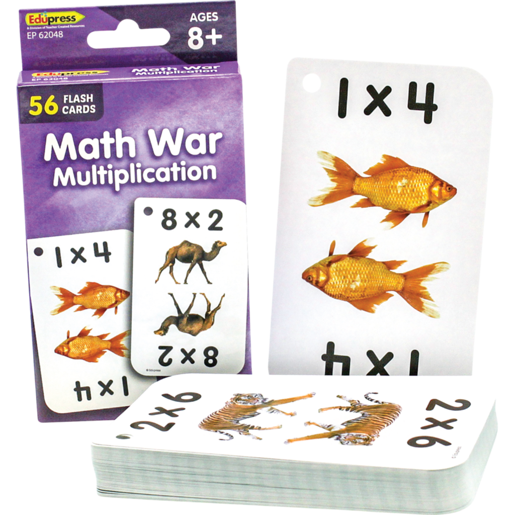 Teacher Created Resources Flash Cards Math War Multiplication