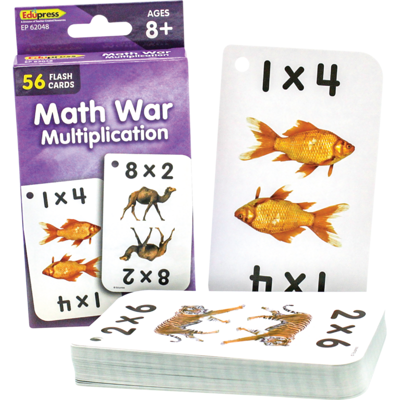 Teacher Created Resources Flash Cards Math War Multiplication