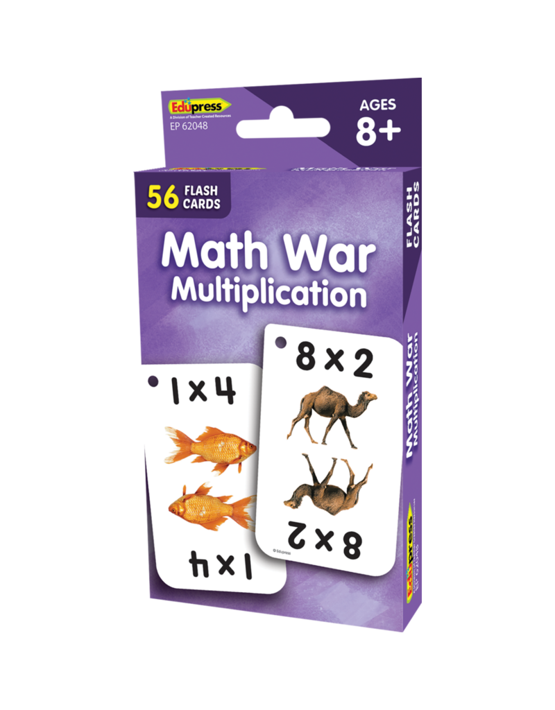 Math War Multiplication Flash Cards BrainyZoo Toys
