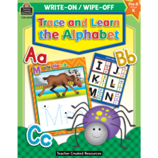 Teacher Created Resources WIPE OFF TRACE AND LEARN THE ALPHABET
