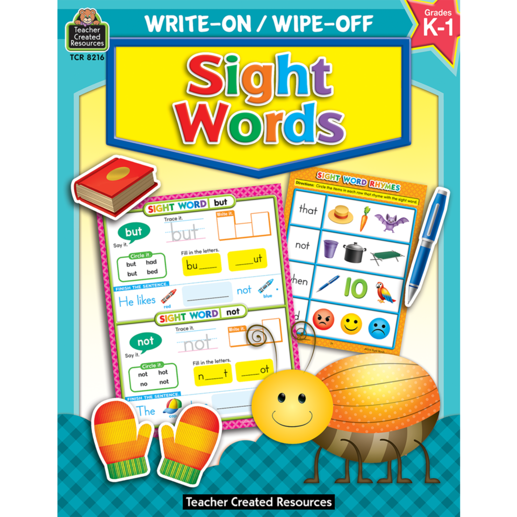 Teacher Created Resources WIPE OFF SIGHT WORDS
